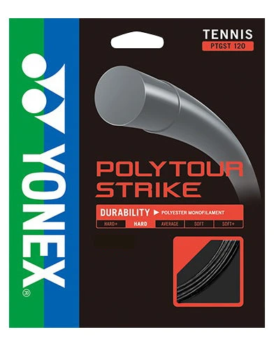 Yonex Poly Tour Strike 17/1.20 Tennis String (Black) Yonex Poly Tour Strike 17/1.20 Tennis String (Black) -Racquet Equipment Store poly tour strike BLK 76c37224 41c8 4e4b 9b38 ffe2ec0a599f