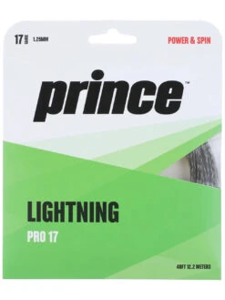 Prince Lightning Pro 17/1.25 Tennis String (Black)