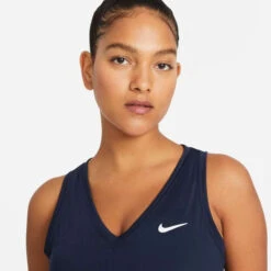 Nike Womens Dri-FIT Victory Tank (Obsidian/White) 4 Nike Womens Dri-FIT Victory Tank (Obsidian/White) -Racquet Equipment Store unnamed 50 7e93a2a3 43c8 49f8 852c 53672b8ae195